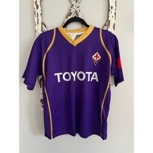 AC Fiorentina #8 Stefan Jovetic TOYOTA Sponsor Soccer Jersey Adult Small